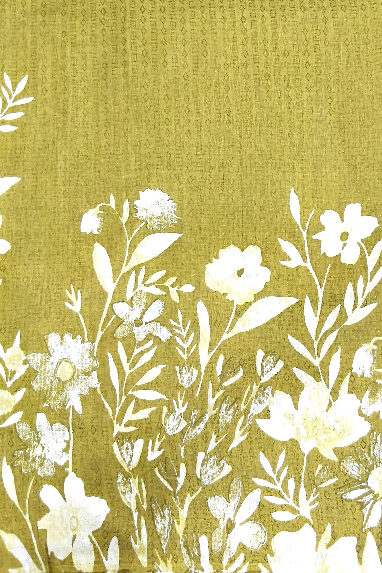 Russian silk Self Jacquard Printed Fabric (Width 44")