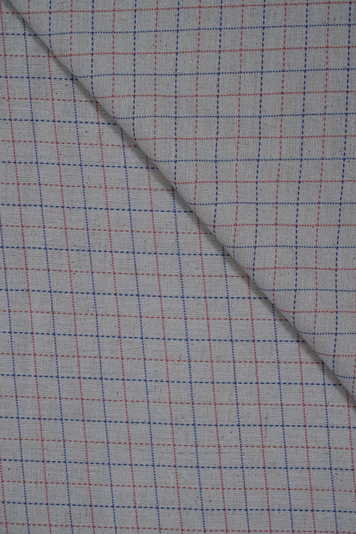 Classic Multi Stripes Handloom Cotton Shirting Fabric (Width 44 Inches)