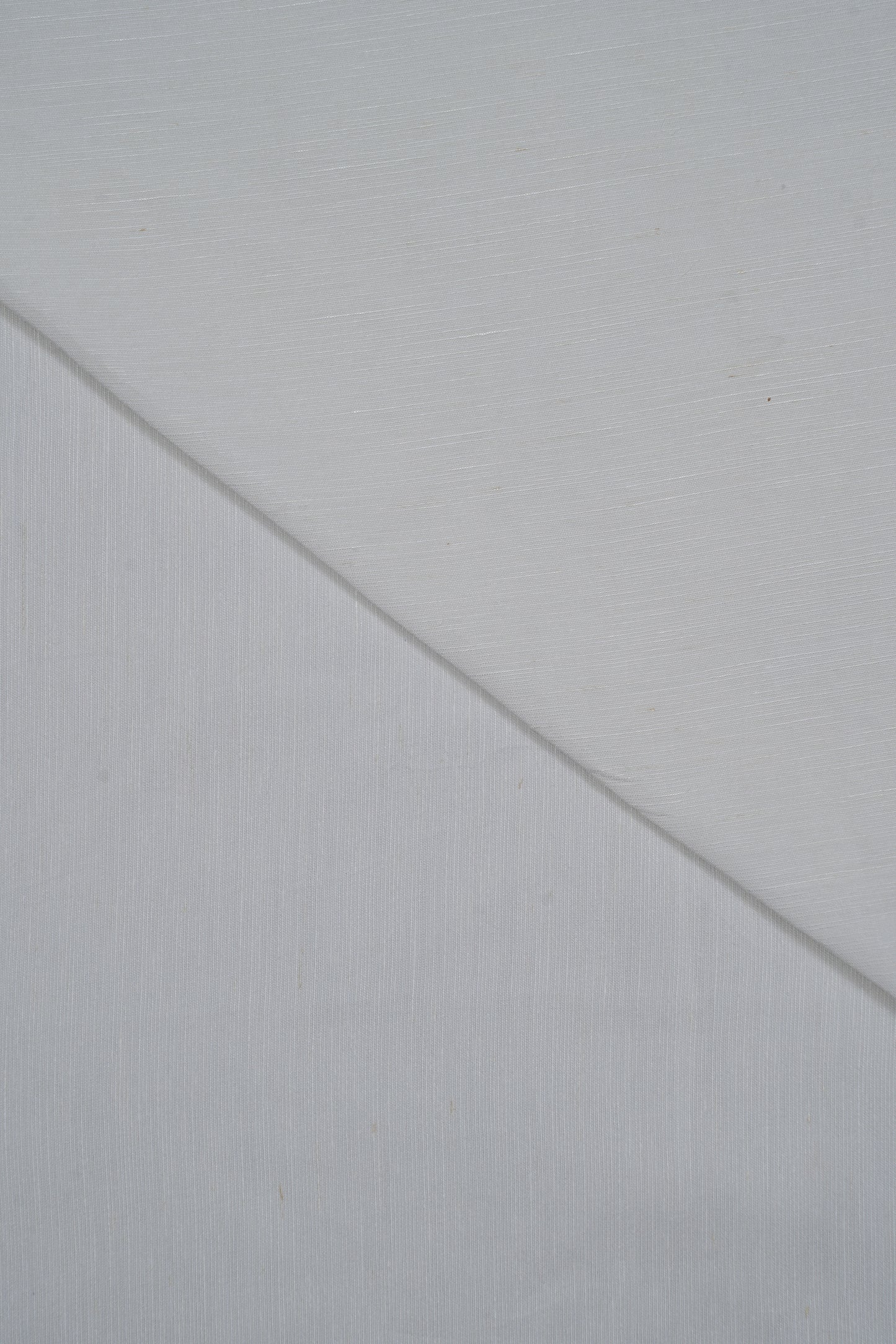 White Color Plain Linen Shirting Fabric (Width 44 Inches)