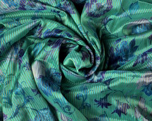 Pure Tabby Stripes Digital Printed Fabric