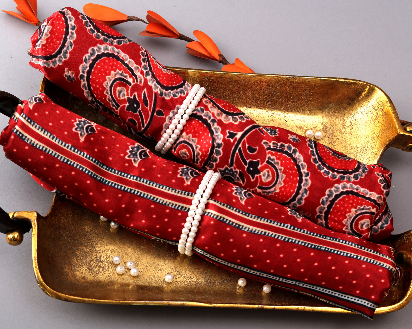 Gajji Silk Combo Set ( Top & Bottom 2.5 Meters Each)