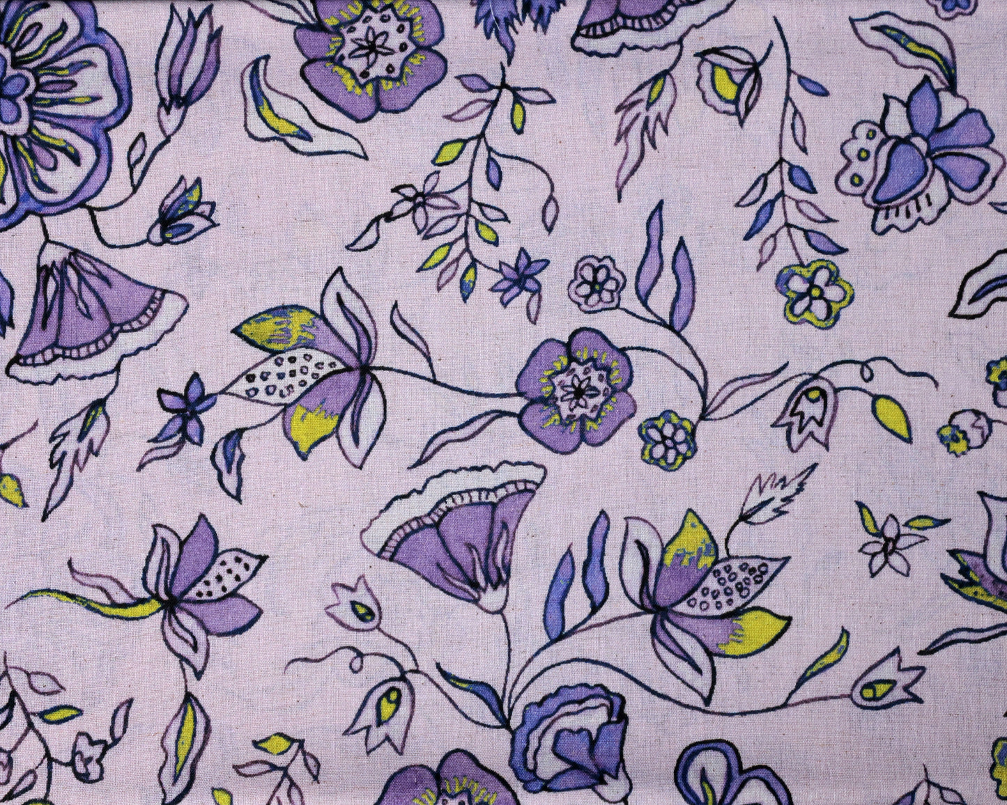 Lavender Breeze Handloom Cotton Combo Set (Top & Bottom 2.5 Meters Each)