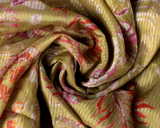 Pure Tabby Stripes Digital Printed Fabric