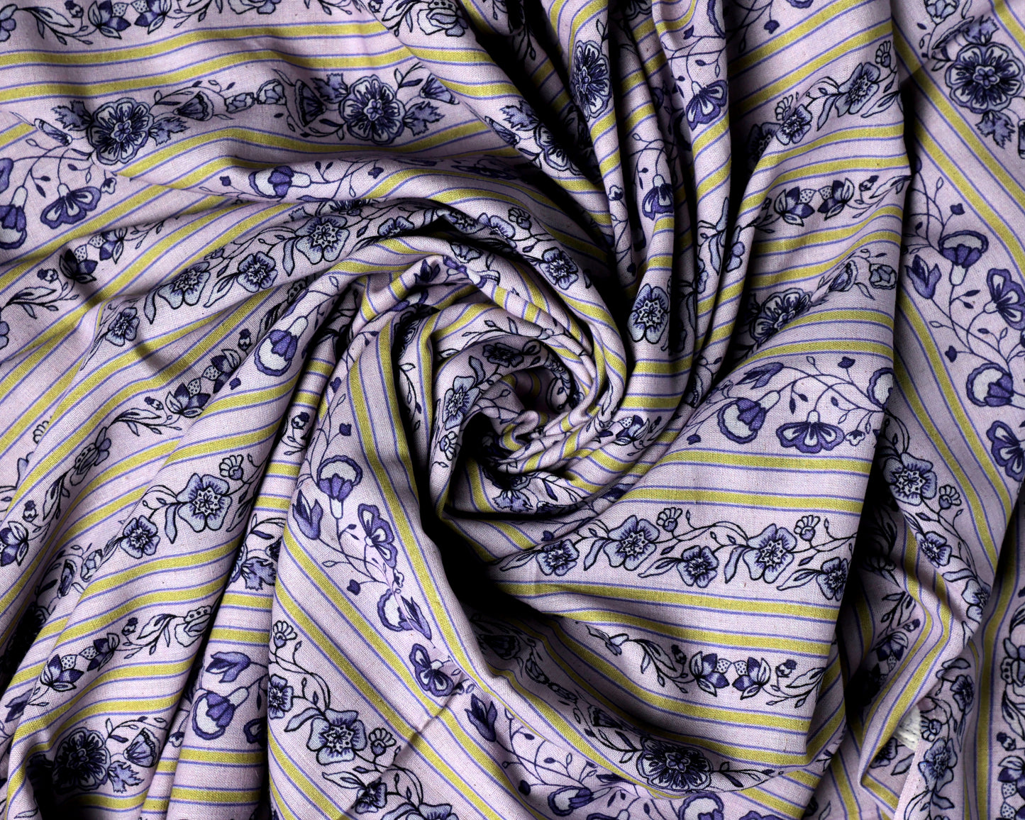 Lavender Breeze Handloom Cotton Combo Set (Top & Bottom 2.5 Meters Each)