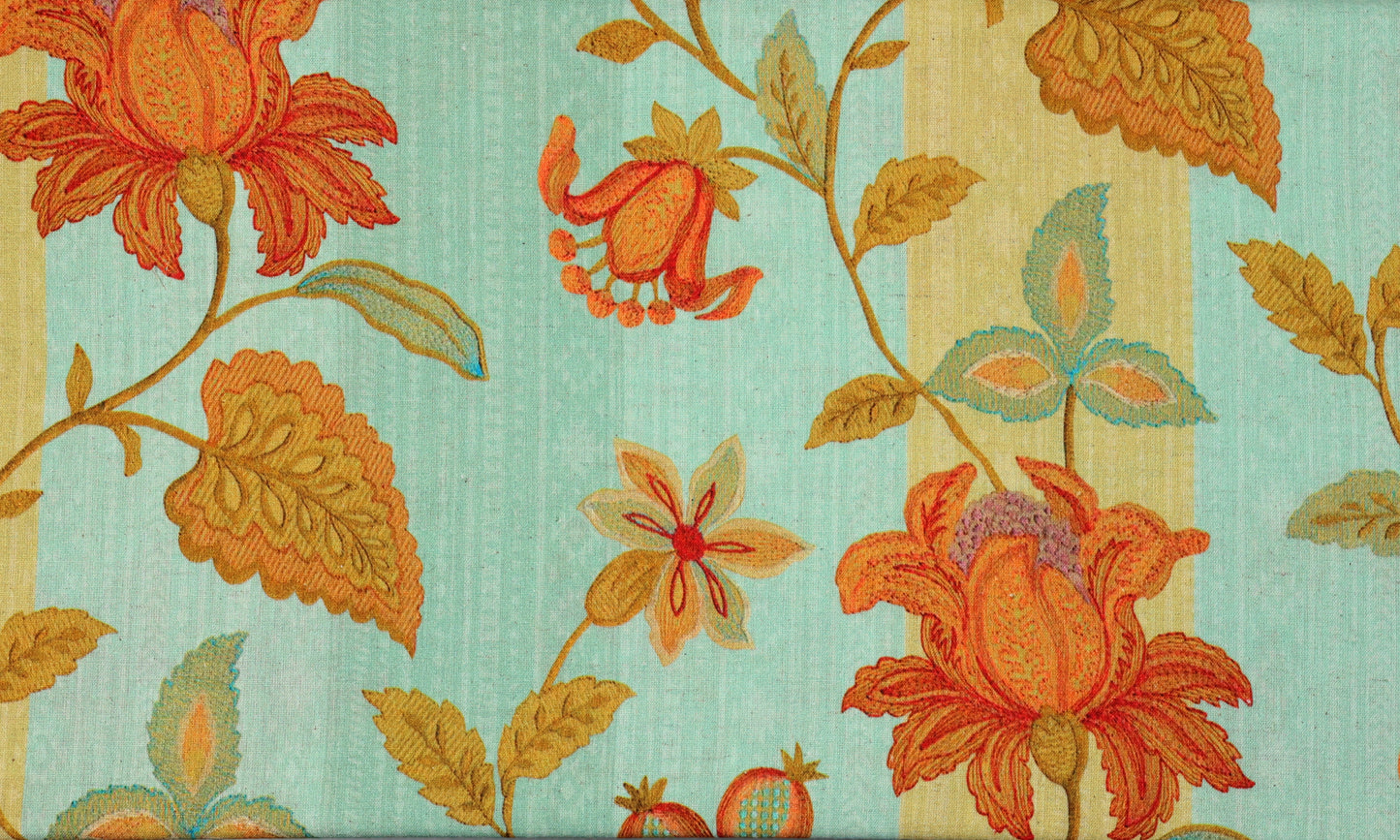 Elegance in Every Thread Handwoven Floral Print with Traditional Ritual Accents Combo Set (2 Qty & Length : 2.5 Meters Each)