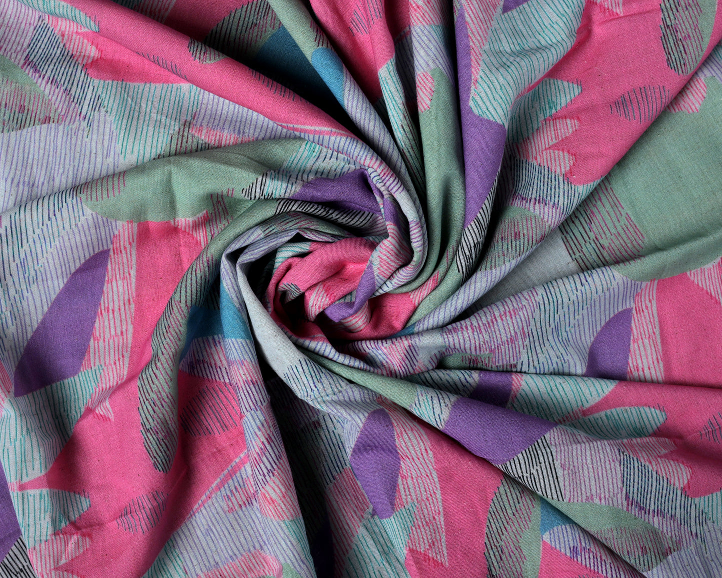Pure Handloom Cotton Digital Printed Fabric