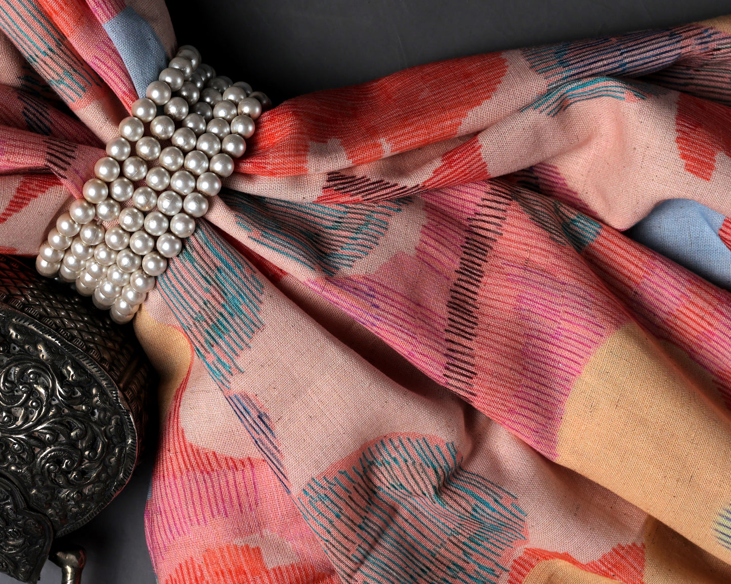 Pure Handloom Cotton Digital Printed Fabric