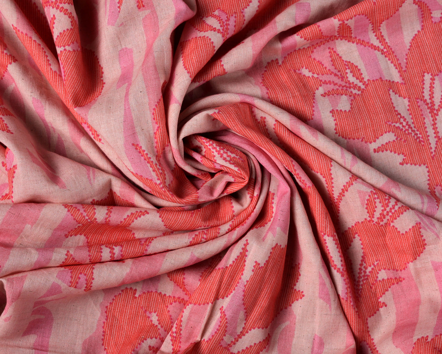 Pure Handloom Cotton Digital Printed Fabric