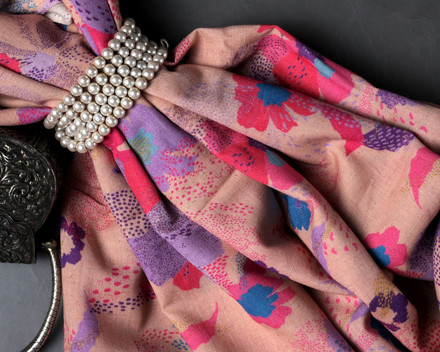 Pure Handloom Cotton Digital Printed Fabric