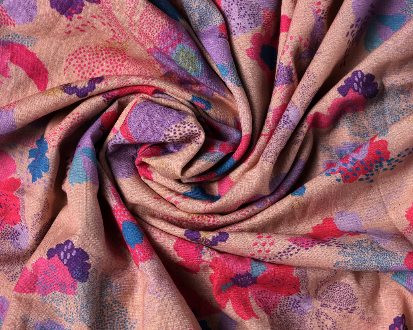 Pure Handloom Cotton Digital Printed Fabric