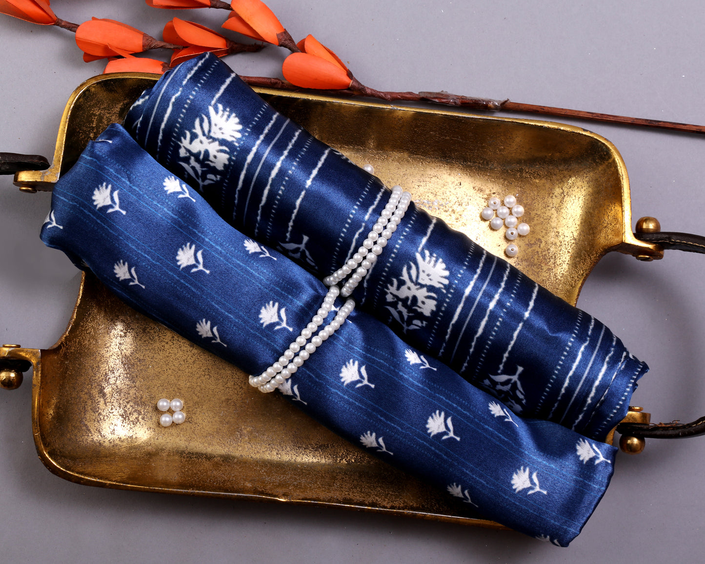 Gajji Silk Combo Set ( Top & Bottom 2.5 Meters Each)