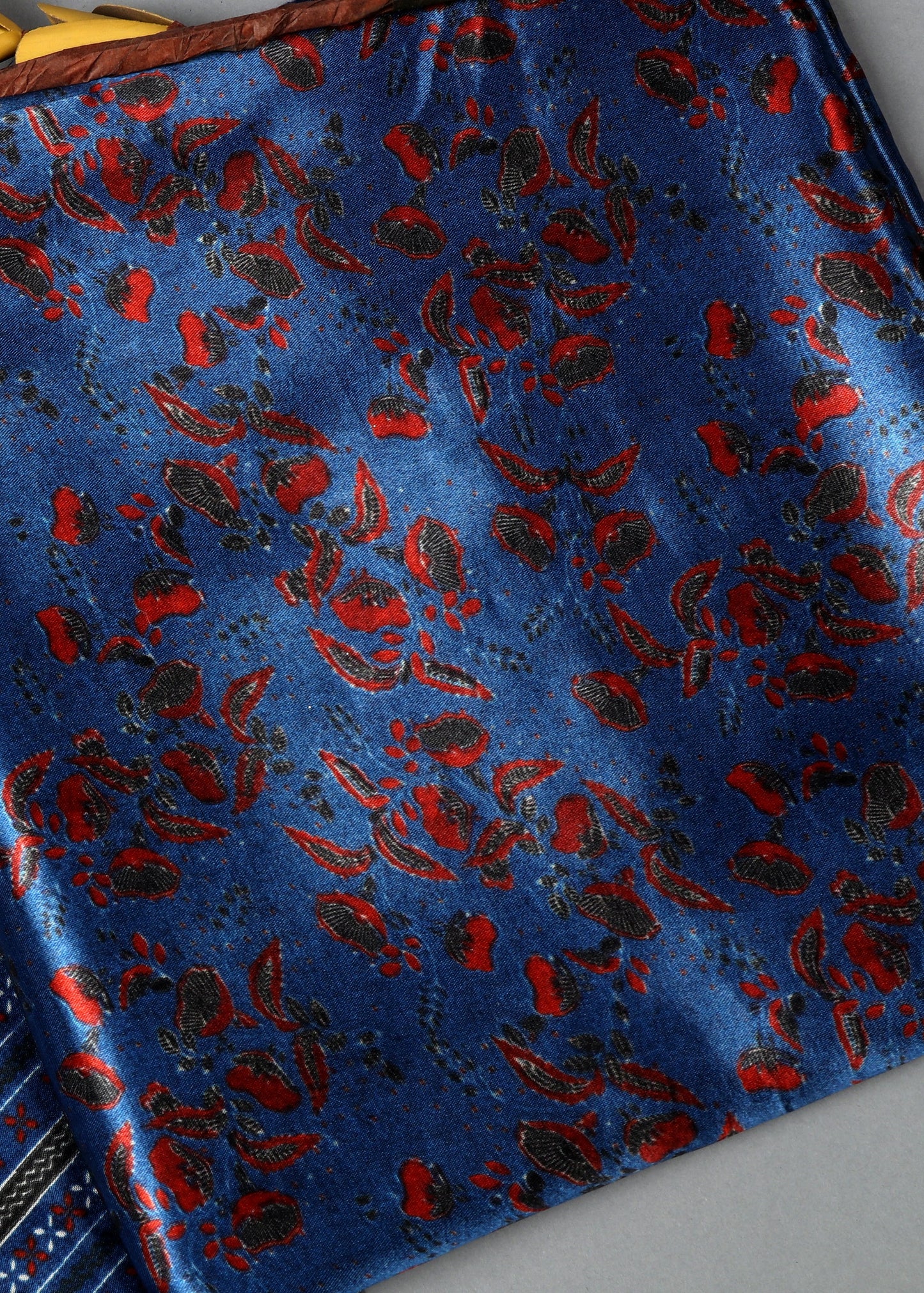 Gajji Silk Printed Fabric