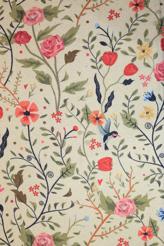 Pure Cotton Schiffli Printed Fabric