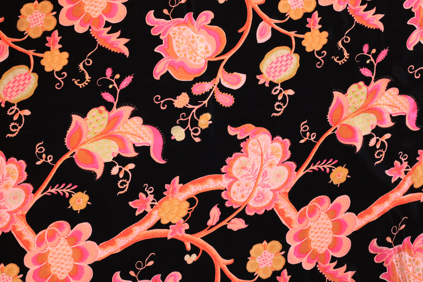 Pure Natural Crepe Digital Printed Fabric (Width 44 Inches)