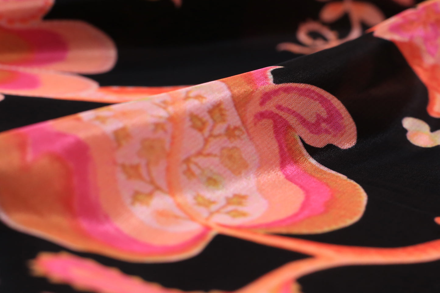 Pure Natural Crepe Digital Printed Fabric (Width 44 Inches)
