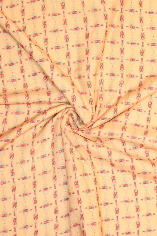 Cotton Silk Printed Fabric