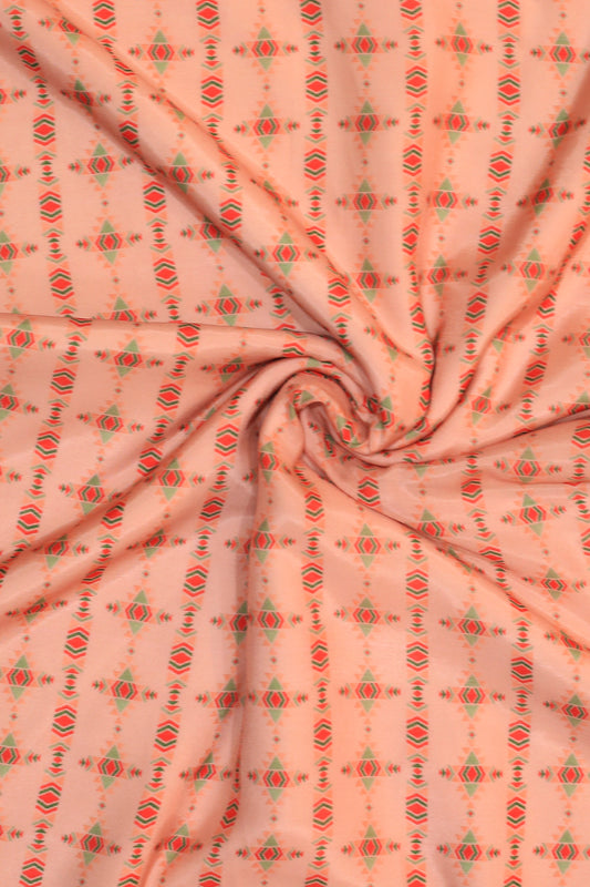 Cotton Silk Printed Fabric