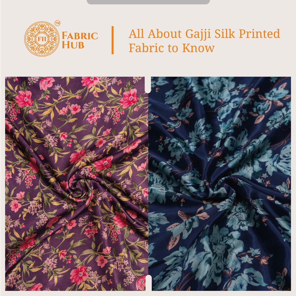All About Gajji Silk Printed Fabric to Know