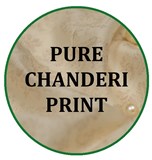 Pure Chanderi Print