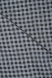 Black Mini Checks Pure Soft Linen Shirting Fabric (Width 44 Inches)