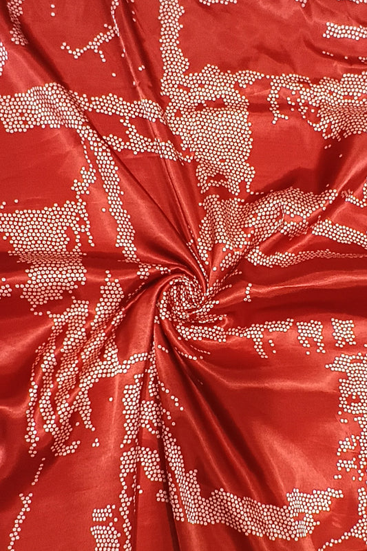 Gajji Silk Printed Fabric