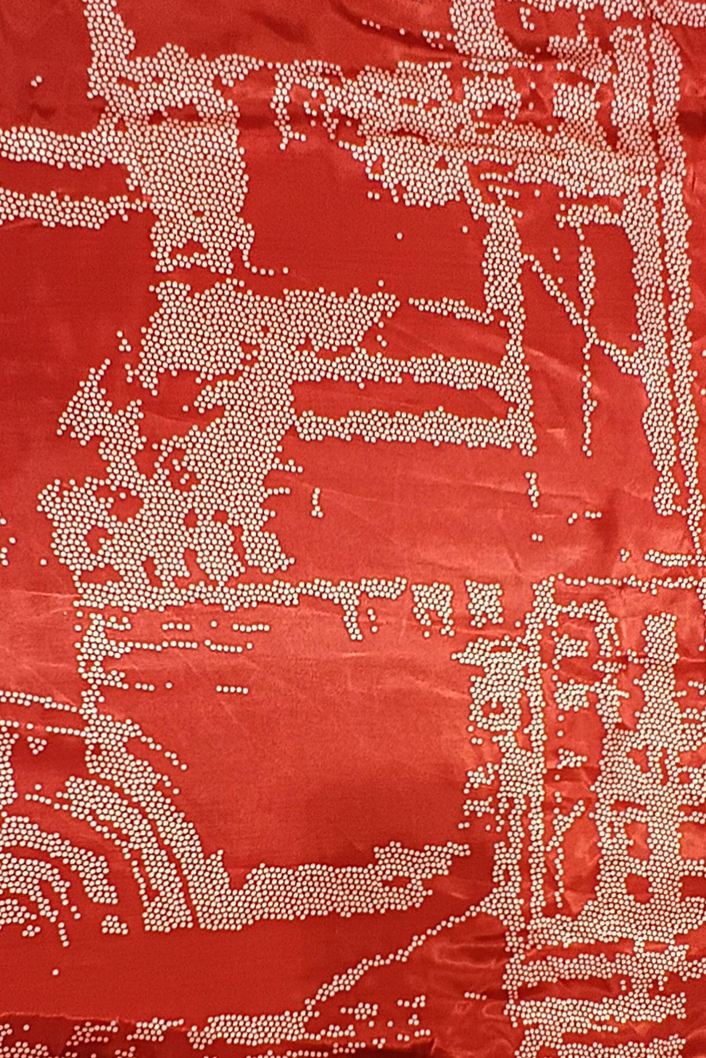 Gajji Silk Printed Fabric