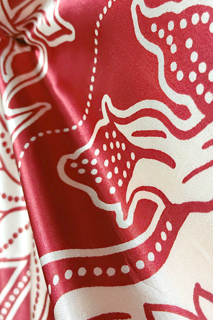 Gajji Silk Printed Fabric
