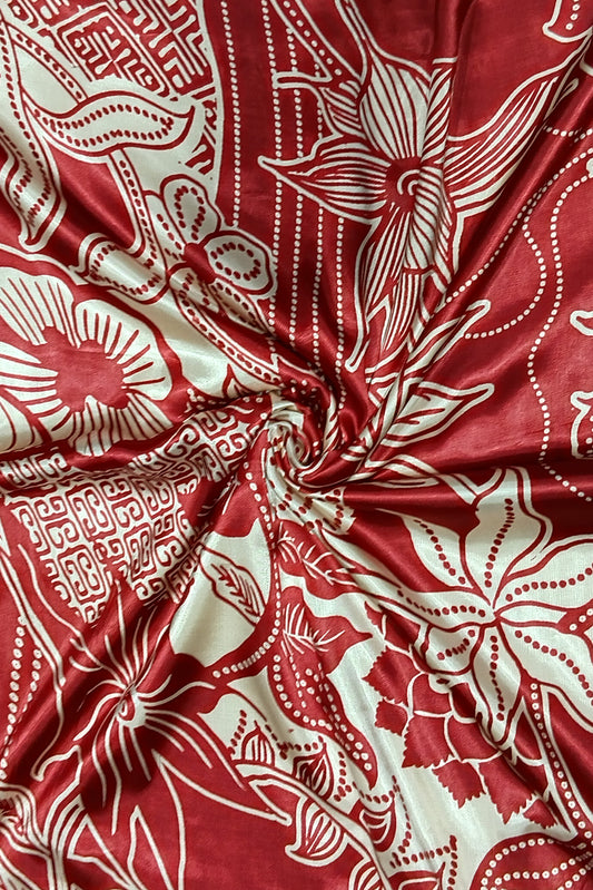 Gajji Silk Printed Fabric