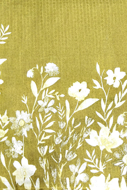 Russian silk Self Jacquard Printed Fabric (Width 44”)