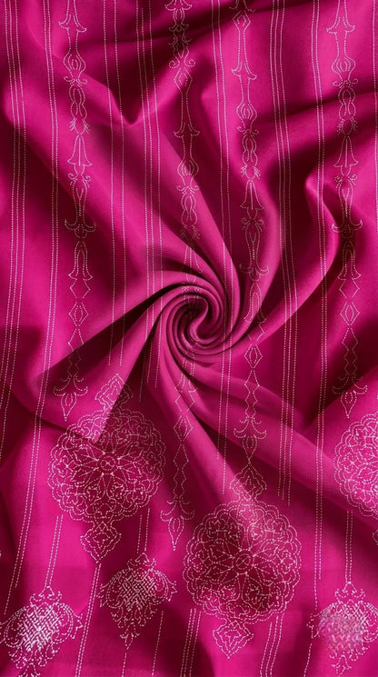 Muslin Digital Printed Fabric
