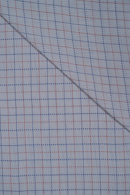 Classic Thin Multicolour Stripes Pure Soft Linen Shirting Fabric (Width 44 Inches)