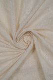 Dyeable Schiffli Cotton fabric (Width 44 inches)