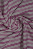 Light & Dark Pink Stripes Handloom Cotton Shirting Fabric (Width 44 Inches)