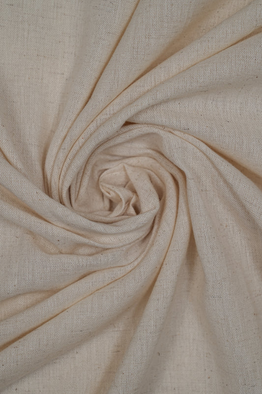 Dyeable Pure Handloom Cotton Fabric (Width 44 Inches)