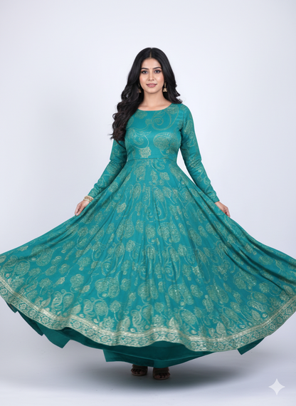 Chinon Printed Leher Set (3 Meter & 5 Meter - Cuts Available)