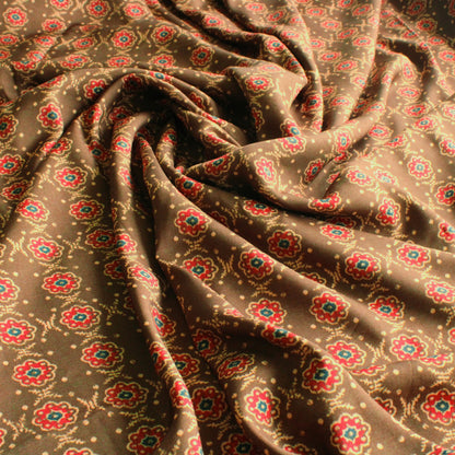 Muslin Printed Combo Set  (Top & Bottom 2.5 Meters Each)