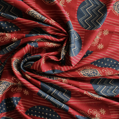 Muslin Printed Combo Set  (Top & Bottom 2.5 Meters Each)