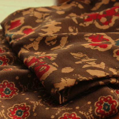 Muslin Printed Combo Set  (Top & Bottom 2.5 Meters Each)