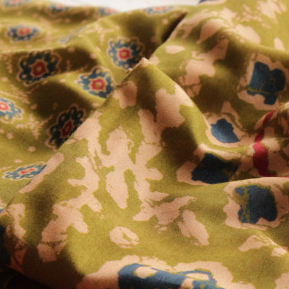 Muslin Printed Combo Set  (Top & Bottom 2.5 Meters Each)