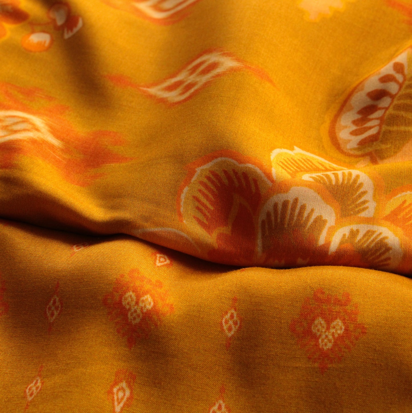 Muslin Printed Combo Set  (Top & Bottom 2.5 Meters Each)