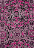 Orchid & Pink Ikkat Pure Muslin Printed Fabric