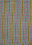 Mint Green & Multicolor Stripes Pure Muslin Printed Fabric