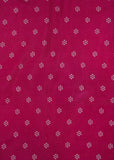 Rani Pink Bandhani Printed Pure Russian Silk Fabric