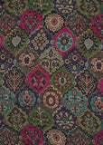 Multicolour Ikkat Patola Printed Pure Chinon Printed Fabric