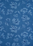 Blue Color Handloom Digital Printed Pure Cotton Fabric