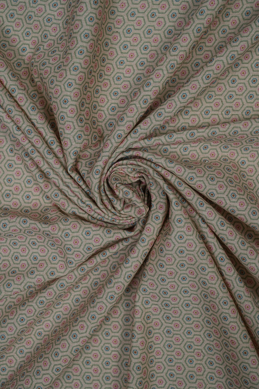Handloom Cotton Printed Fabric