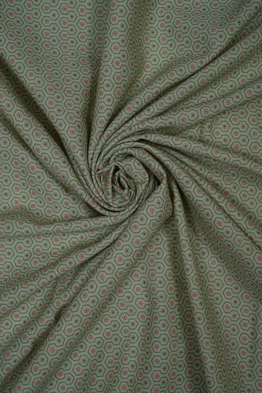 Handloom Cotton Printed Fabric