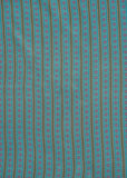 Multicolor Bandhani Stripes Pure Natural Crepe Printed Fabric (Width 44 Inches)