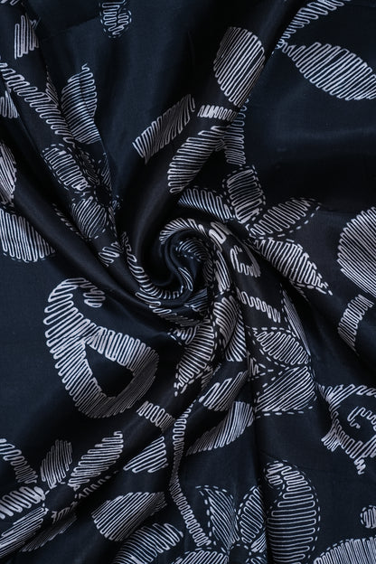 Gajji Silk Printed Fabric