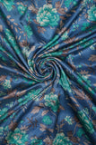 Gajji Silk Printed Fabric